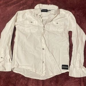 Size small boys collared formal shirt (Calvin Klein)